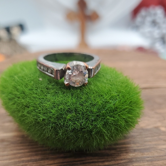 Antique Engagement Ring See Condition In Photos Size 6 R802 - Picture 1 of 3
